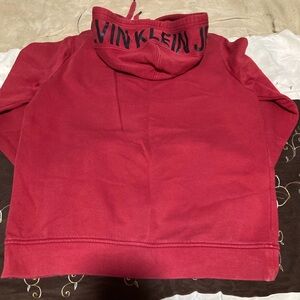 Calvin Klein Red Hoodie